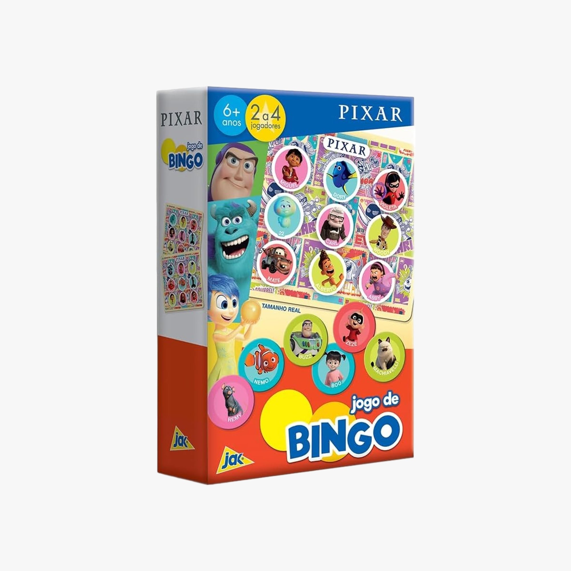 Jogo de Bingo Pixar