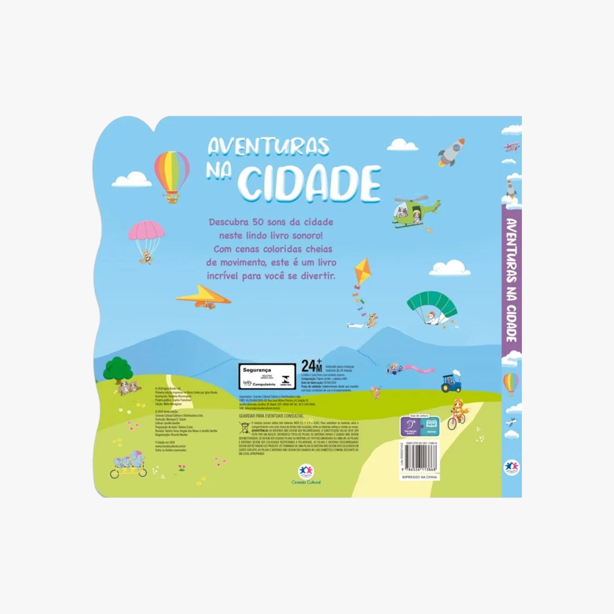 Livro Sonoro Aventuras na Cidade