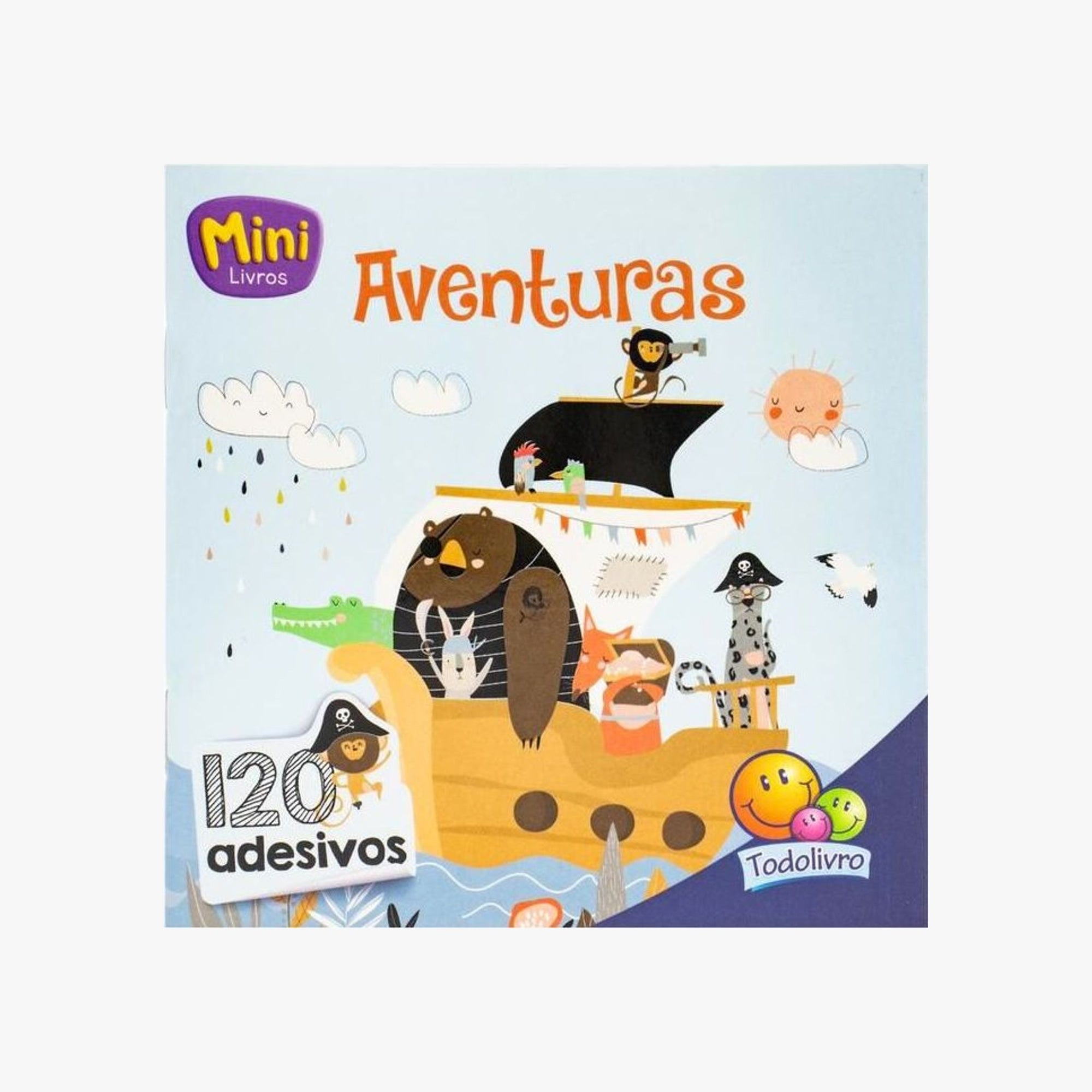 Meu Livrinho de 120 Adesivos Aventuras