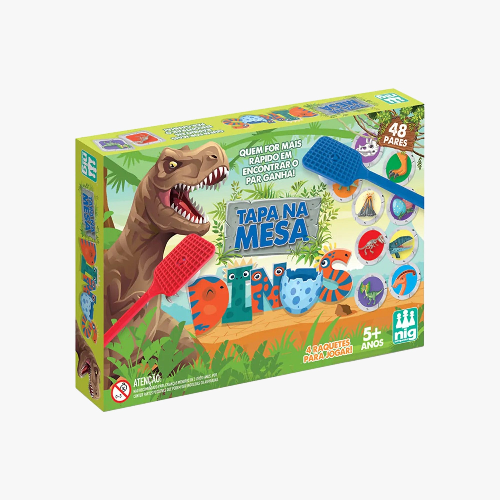 Jogo Tapa na Mesa Dinossauro