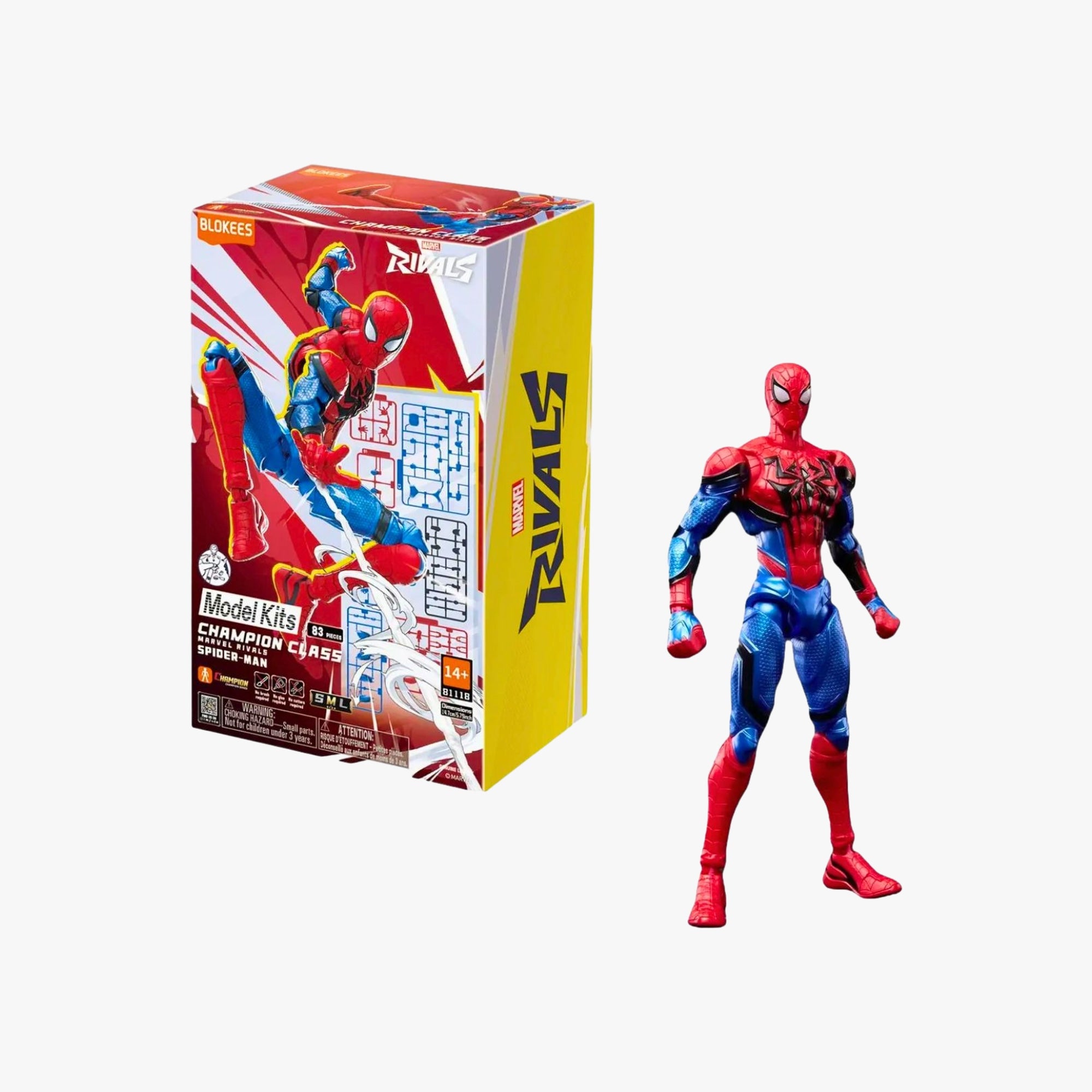 Boneco Montável Homem-Aranha Blokees