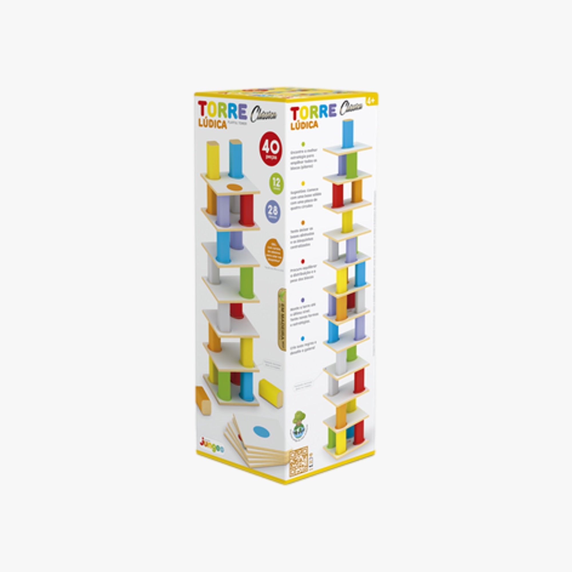 Jogo Torre Lúdica Clássica 40 Peças