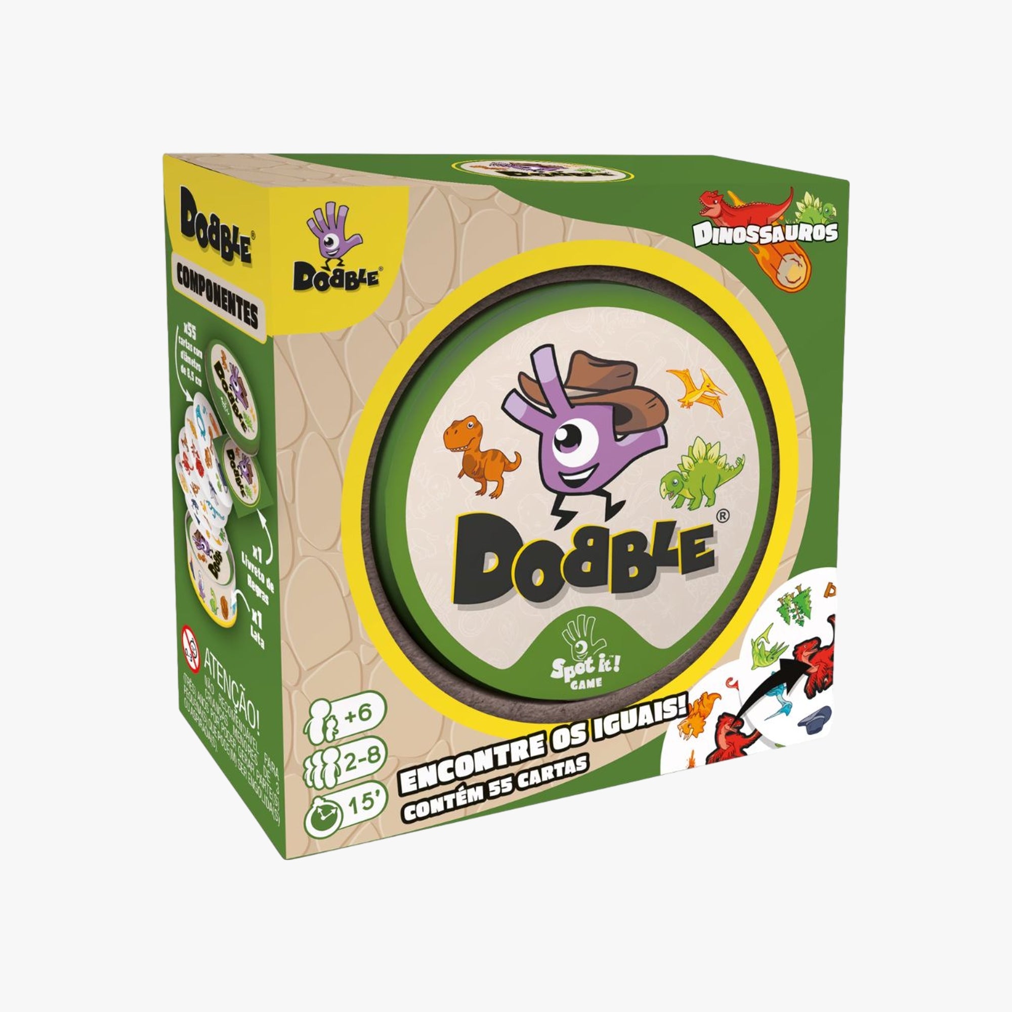 Jogo de Cartas Dobble Dinossauros - Galápagos