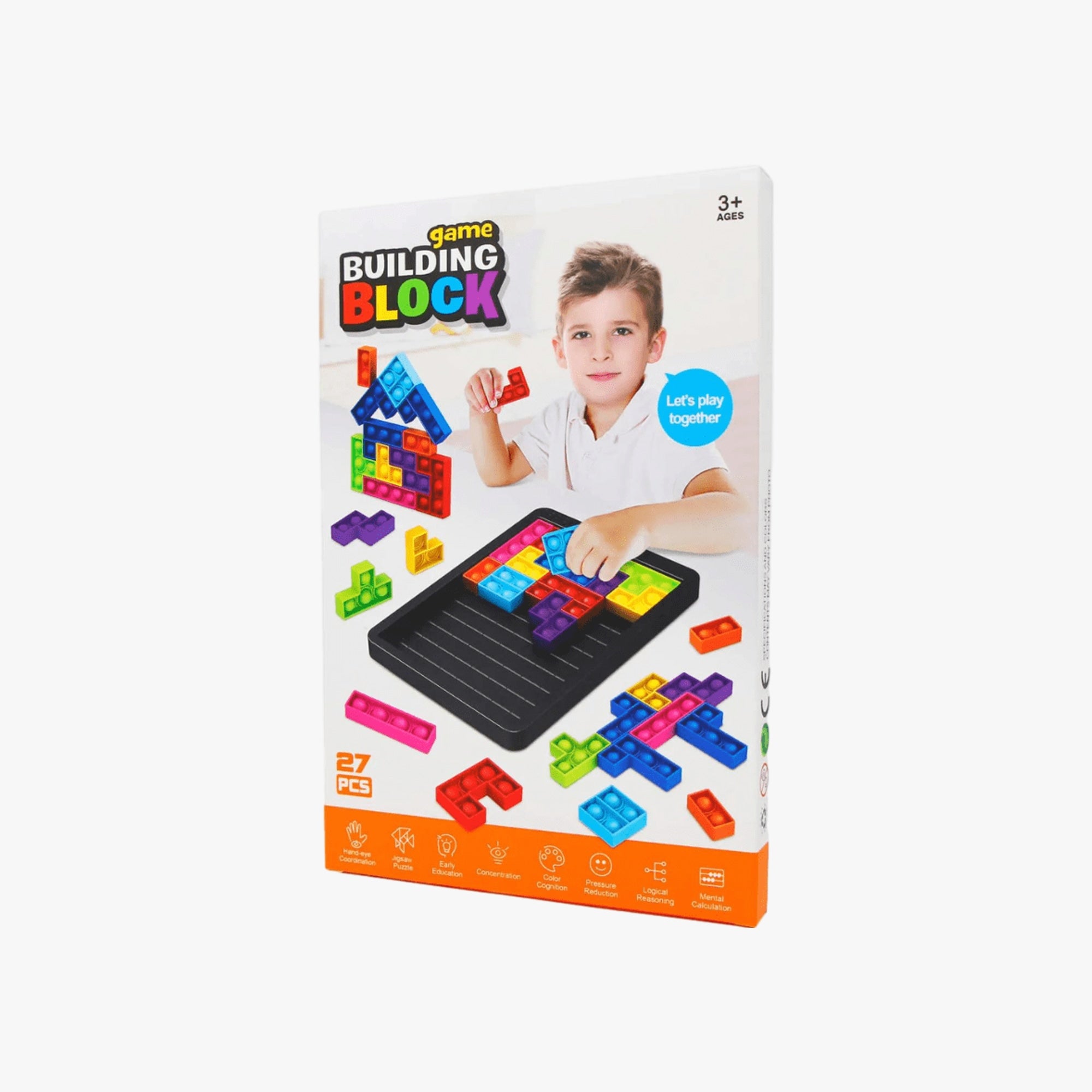 Jogo Blocks Tetris Pop It Fidget Cuber Brasil