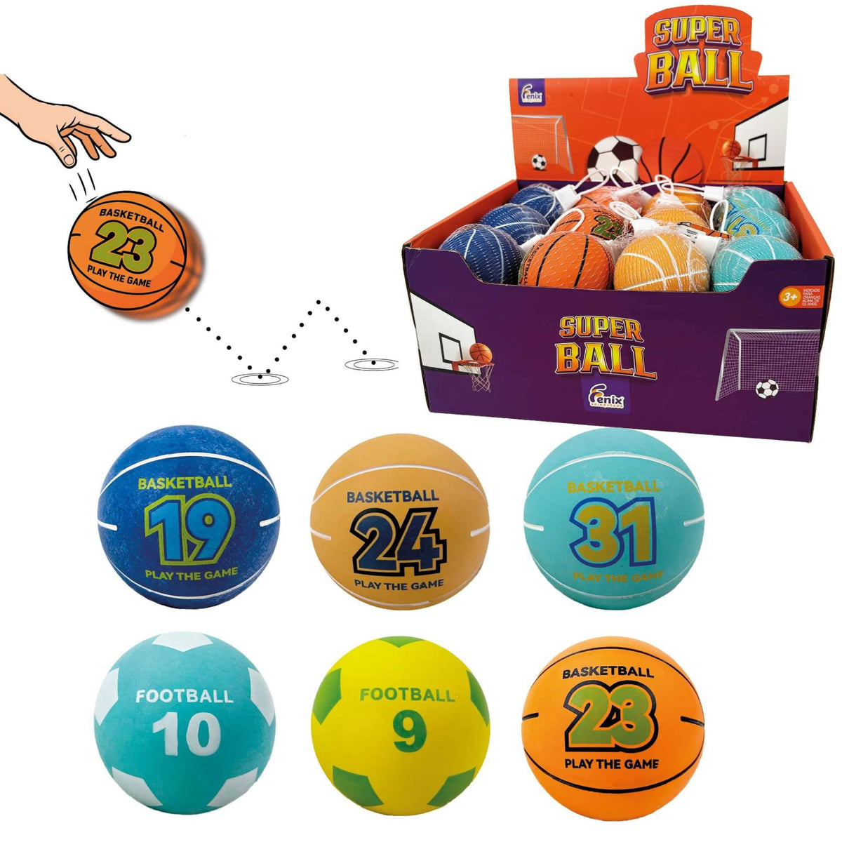 Super Ball Bolinha Esportes Sortida
